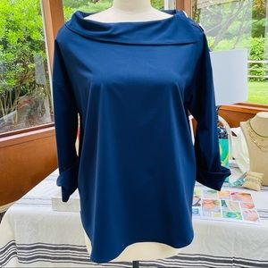 NWT DESIGNER Joseph Ribkoff Button Top on size 12 mannequin but actually size 10